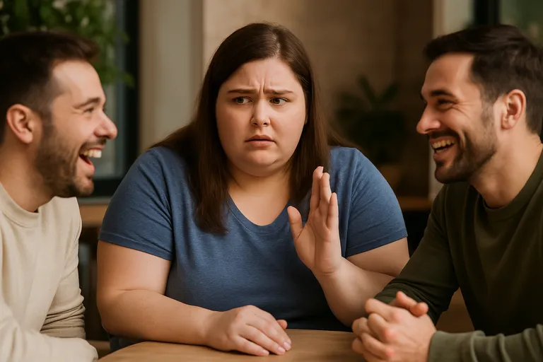 Omgaan met moppen over dikke mensen in je omgeving