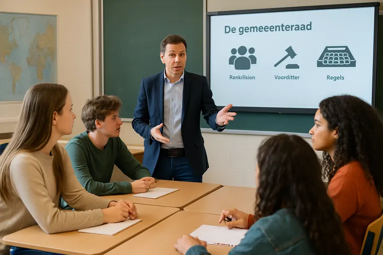 Opzet en werkvormen van een raadsles